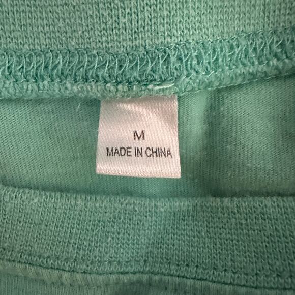 Tim McGraw Shotgun Rider Spirit Jersey MEDIUM Teal Green Oversize Concert Tee - Picture 7 of 8